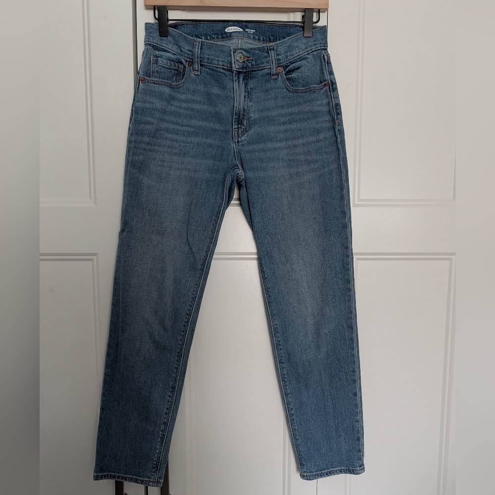 OLD NAVY Boyfriend Mid-Rise Jeans